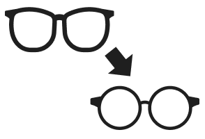 メガネを替えても見えづらい